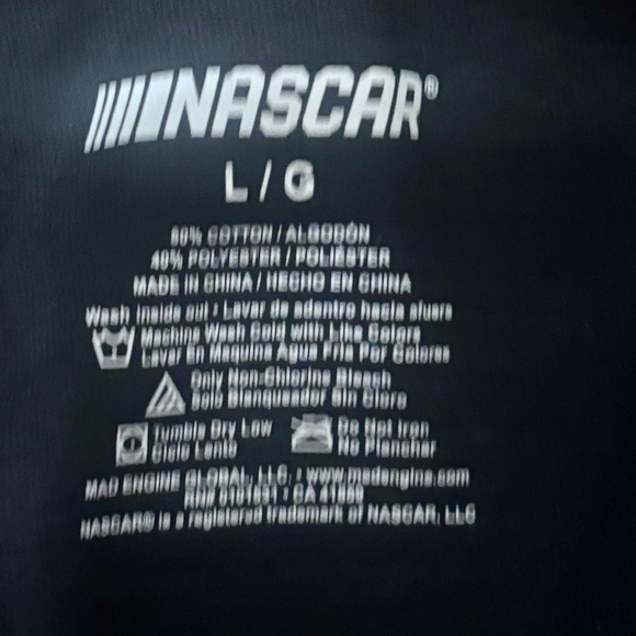 NASCAR Dale Earnhardt #3 Black Retro T-Shirt Heavyweight Fabric Size Large - Picture 3 of 5